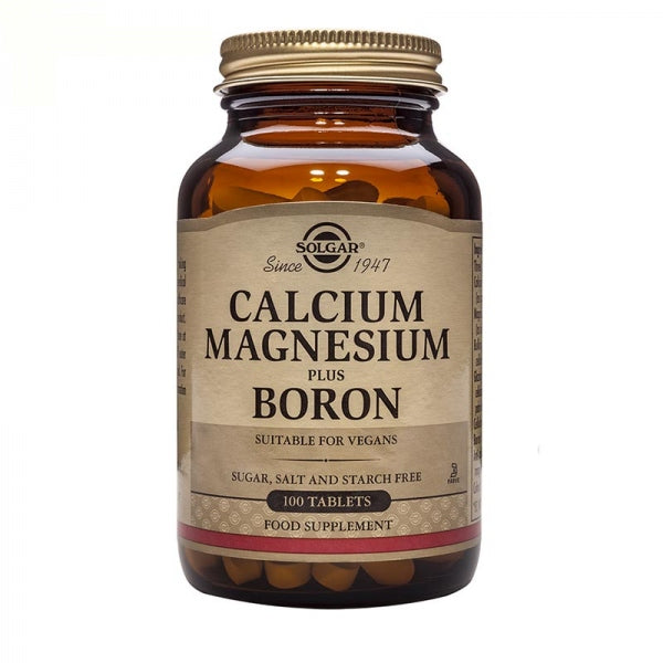 Solgar Calcium Magnesium + Boron Tabs 100S
