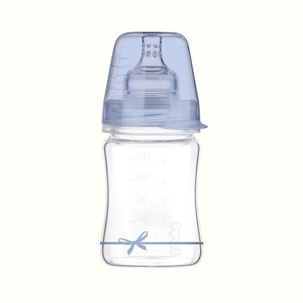 Lovi Biberon Sticla Diamond Glass 150 ml Baby Shower Baiat - 74/104Boy