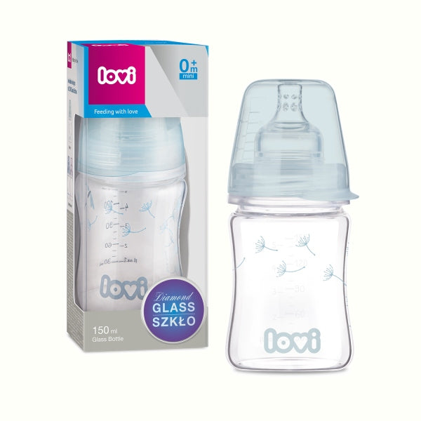 Lovi Biberon Sticla Diamond Glass 150 ml Botanic - 74/105