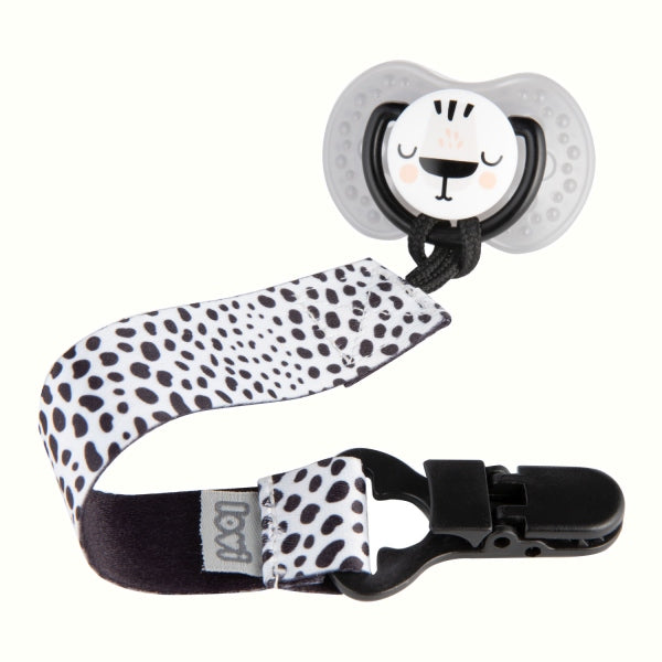 Lovi Panglica Cu Clips Pentru Suzeta Salt&Pepper - 51/024