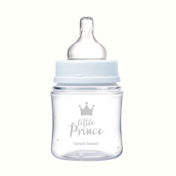 Canpol Babies Biberon Anticolici Cu Gat Larg 120ml Pp Easy Start Royal Baby Blue - 35/233_Blu