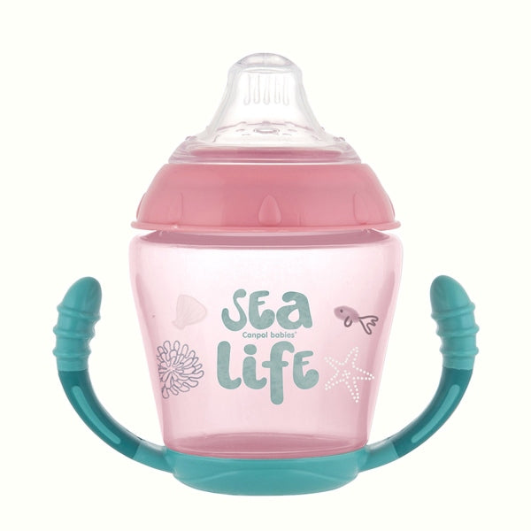 Canpol Babies Cana Anti-Varsare Cu Cioc Moale 230 ml Sea Life 56/501_Pin