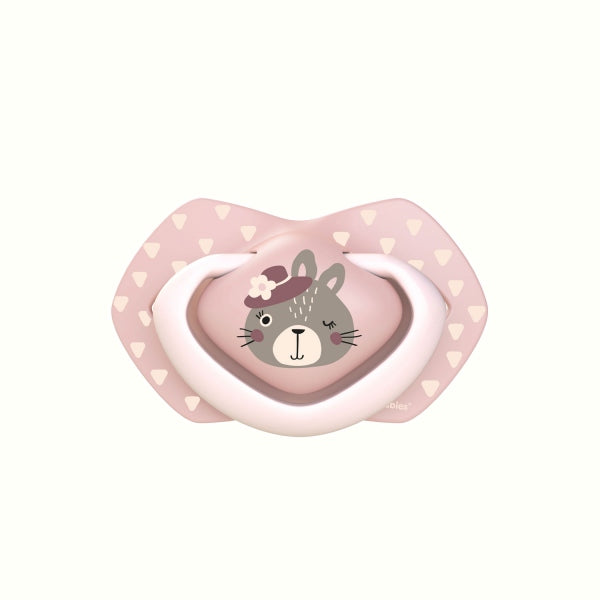 Canpol Babies Suzeta Simetrica Din Silicon 18 M+ Bonjour Paris 2 Pcs 22/649_Pin