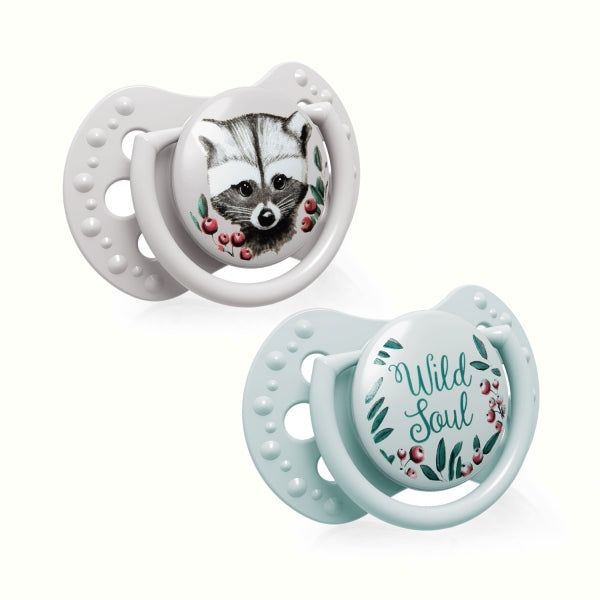 Lovi Suzeta Silicon Dynamic 0-2M 2 Pcs Wild Soul Baiat - 22/881Boy
