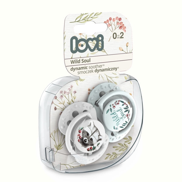 Lovi Suzeta Silicon Dynamic 0-2M 2 Pcs Wild Soul Baiat - 22/881Boy