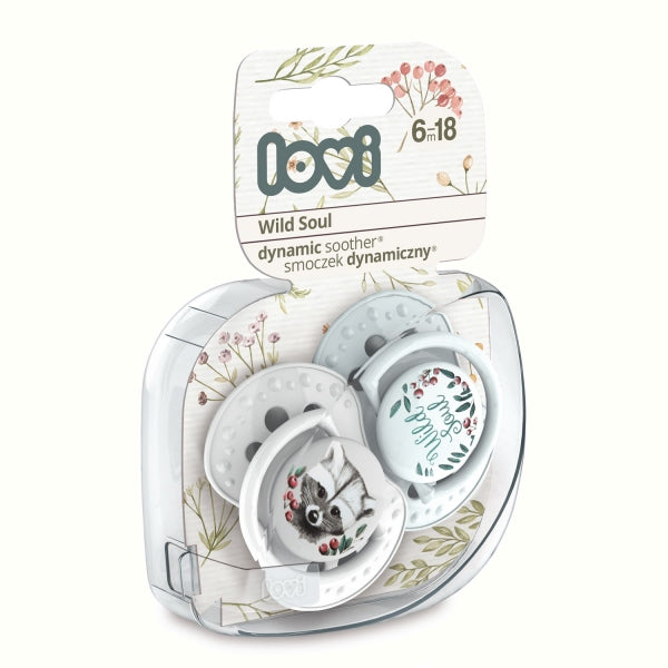 Lovi Suzeta Silicon Dynamic 6-18M 2 Pcs Wild Soul Baiat - 22/884Boy