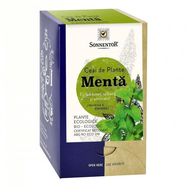 Sonnentor Ceai plic Plante Menta 18 plic Eco