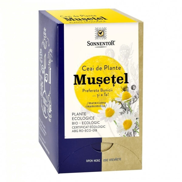 Sonnentor Ceai plic Plante Musetel 18 plic Eco