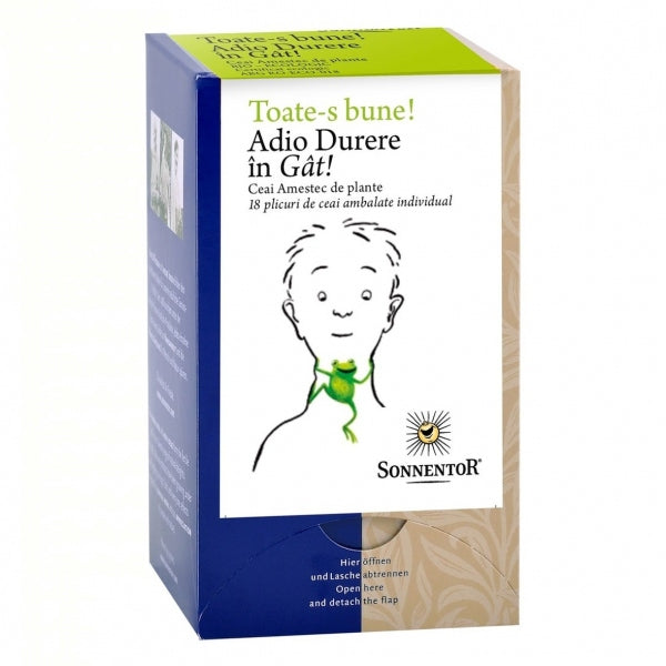 Sonnentor Ceai "Toate-S Bune" - Adio Durere In Gat 18 plic Eco