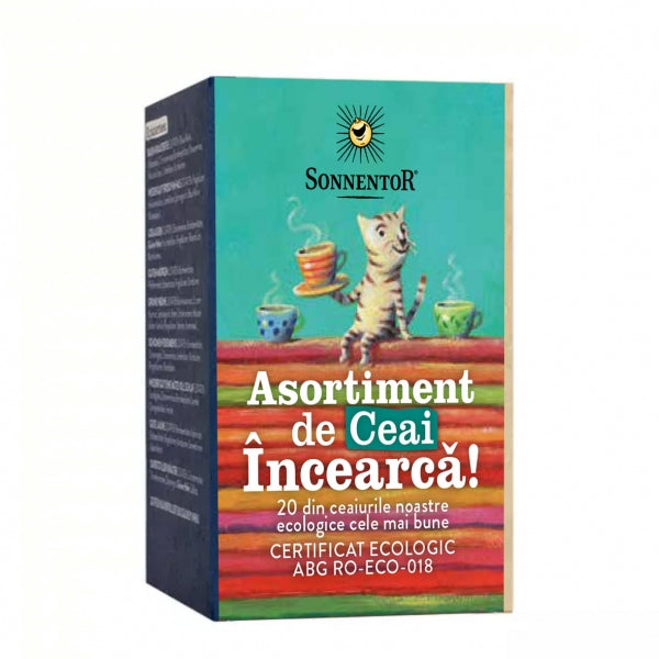 Sonnentor Ceai plic Incearca Asortiment 20 Ceaiuri 20plic Ai Eco.