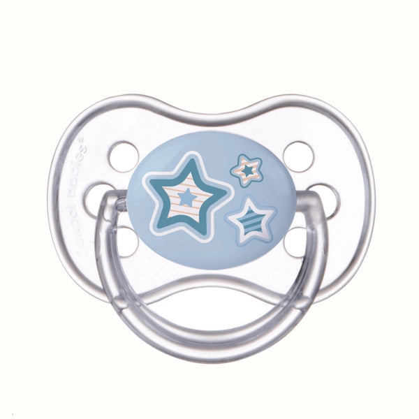 Canpol Babies Suzeta Rotunda Din Silicon Cu Capac 18+M, 1 Buc Newborn Baby 22/564_Cap