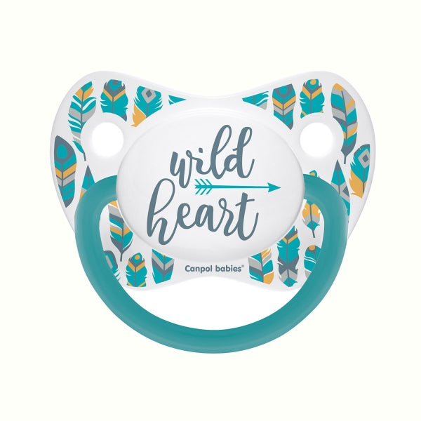 Canpol Babies Suzeta Orthodontica Din Silicon 0-6 Luni Wild Nature_Turquaise - 23/285_Tur
