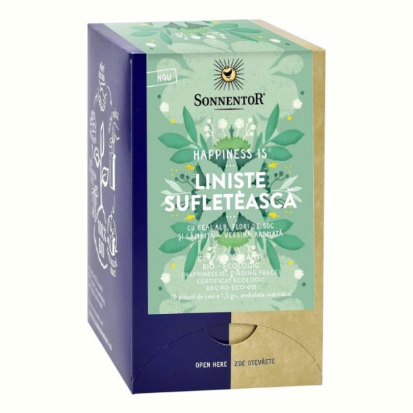 Sonnentor Ceai plic Happiness Is ... Liniste Sufleteasca 18plic Ai Eco.
