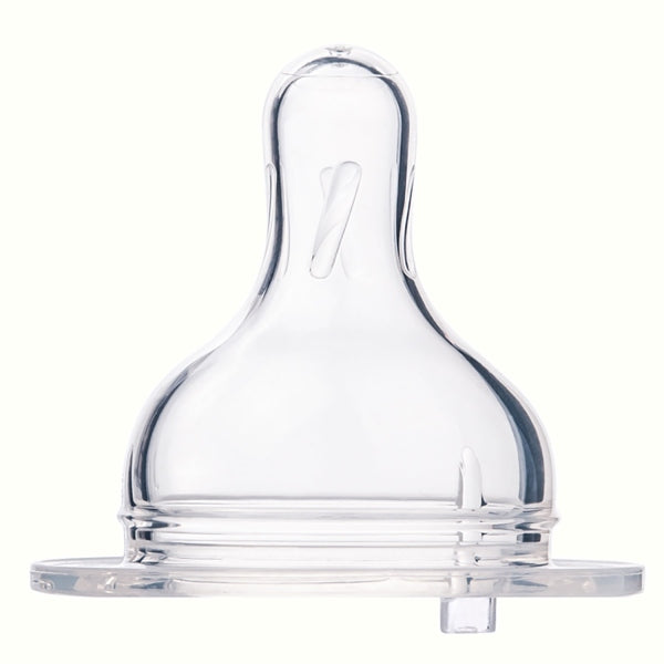 Canpol Babies Tetina Din Silicon Flux Lent Pentru Biberon Cu Gat Larg 1 Pcs Easystart - 21/720