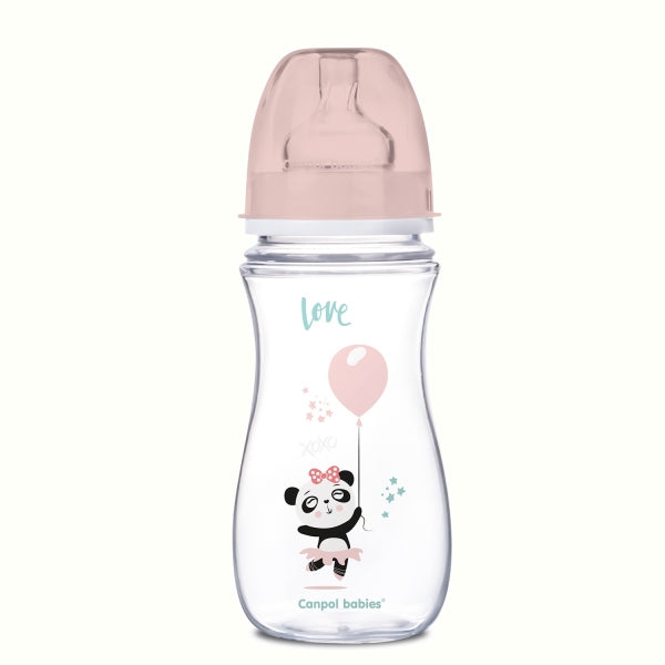 Canpol Babies Biberon Anticolici Cu Gat Larg 300ml Pp Easy Start Exotic Animals - 35/222_Pin