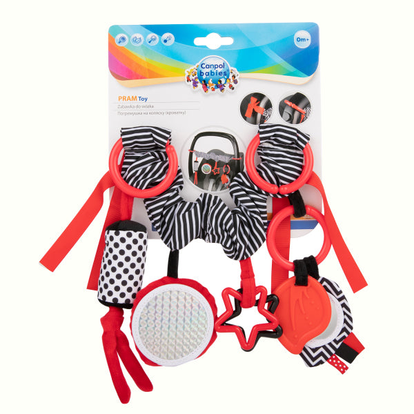 Canpol Babies Jucarie Pentru Patut/Carucior Sensory Toys 68/071_Red