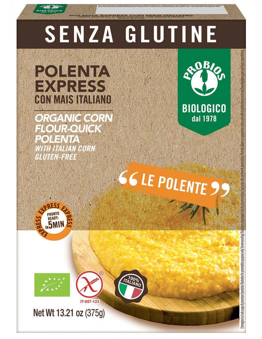 Probios Bio Polenta Expres – Malai Prefiert, Fără Gluten 375G